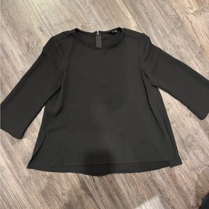Topshop Classic Black Blouse